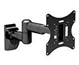RICOO Support ecran PC ordinateur S2822 Meuble TV Suspendu Mural bras télé articulé Orientable Inclinable 3D OLED LED LCD Plasma incurvé fixation murale max VESA 200x200 universel pour televiseur