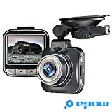 EPOW G50 Dashcam Camera embarquée voiture [MARQUE FRANÇAISE - GARANTIE 1AN] Mini boitier DVR avant boite noire - Novatek - FULL HD 1080p - grand angle