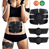 Electrostimulateur Musculaire,EMS Ceinture abdominale,Appareil Abdominal Massage,Abdominal/Bras/Cuisses Muscle Stimulateur-Hommes et Femmes