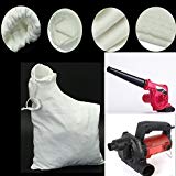 Sac à poussière, Essort Polyester Blanc de remplacement de notebook souffleur de feuilles Vac Sac d'aspirateur, souffleur de feuilles Sac d'destructeur, Vac Sac à main, Sac de polyester Blanc Sack, scie à onglet 11 x 44 x 35 cm