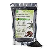 Poudre de Charbon Actif par Sagano - Le Charbon Végétal de Noix de Coco Naturelle de Qualité Supérieure - Blanchiment des Dents Naturel - Aide à la Digestion et à la Détoxifiant- 454 grammes