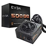 EVGA 500 BQ, 80+ BRONZE 500W, Semi Modular, FDB Fan, 3 ans Garantie, Alimentation PC 110-BQ-0500-K2