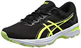 Asics Gt-1000 6 GS, Chaussures de Running Compétition Mixte Enfant, Noir (Black/Safety Yellow/White 9007), 34.5 EU