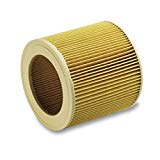 Kärcher Filtre cartouche accessoire pour aspirateurs eau et poussières WD 2, WD 2200, WD 2250, WD 3, WD 3300 M, WD 3500 P,  A 2003, A 2004, A 2054 Me, A 2120, A 2204, A 2254 Me, A 2504, A 2554 Me, A 2604, A 2654 Me, A 2656 X+, A 2111, A 2251 et A 2901