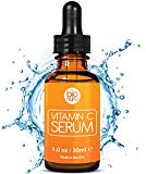 Bionura Sérum Vitamine C pour le visage contient 20% de Vitamine C + Acide Hyaluronique + Vitamine E. Le meilleur traitement Anti rides et Anti age est Prouvé Pour Réduire Les Rides Et Ridules, Réparer Les Dommages Dus Au Soleil Et Les Taches De Vieillesse, Et Stimuler Le Collagène. Idéal pour l'utilisation avec un Derma Roller.