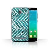 Coque de Stuff4 / Coque pour Alcatel Idol 2 Mini S / Brique/Pierre/Mur Design / Mode Sarcelle Collection