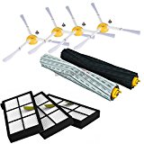 IRobot Kit De Rechange Roomba Séries 800 860 865 866 870 871 880 885 886 890 900 960 966 980 - Accessoires, Filtres et Brosses - Garantie 24 Mois Bosaca Officielle