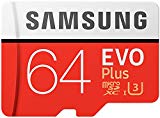 Samsung EVO Plus Micro SDXC 64 Go jusqu'à 100 Mo/s, Carte mémoire (l'adaptateur SD) [Emballage gratuit Amazon Frustration]