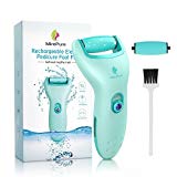 Râpe à pieds électrique anti-callosité, appareil étanche et professionnel de pédicure pour éliminer les peaux mortes et craquelées, recharge USB, avec rouleau de rechange et brosse de nettoyage