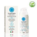 Zaffiro Organica Bave d’escargot 30ml Crème Contour des Yeux BIO Acide Hyaluronique et Collagène élimine les rides, cernes, cercles noirs, poches et pattes d'oie Anti Rides, Poches et Cernes  Soin Hydratant Intensif, Anti-Age et Défatiguant  Homme et Femme  MADE IN ITALY
