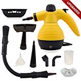 Comf orday Nettoyeur Vapeur Nettoyeur Vapeur à Main avec 9 embouts pour bureaux, fenêtre, sièges auto parfaitement pour salle de bain, Salle de bains, coussins, matelas, rideaux, Tapis, katzenwc
