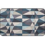 LWZ-Tapis Mode Géométrique Tapis Salon Table Basse Chambre Canapé Facile à Nettoyer Rectangulaire Antidérapant Tapis Gris Grille Trois Tailles (taille : 120x180cm)