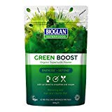 BIOGLAN Green Boost avec Orge+Agropyrum+Spiruline+Chlorella+Épinard et  Chou Kalé en Poudre Biologique  Aliments sans Gluten 100 g