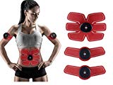 Chuangma Smart Appareil Abdominaux Unisexe Ceinture d'électrostimulation Abdominale pour Sport perdre du poids un ventre plat et des abdos bien dessinés