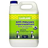 CLAIRLAND CLAIRIMPER5000 Anti-Dépôts Verts et Imperméabilisant des Toitures/Terrasses/Dallages/Murs Solution pour Pulvérisateur, Vert, 5 L