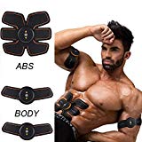 Buydaly Smart Appareil Abdominaux Unisexe, Electrostimulateur de Musculation Abdominale, Exercices et massage des Muscles ; pour Sport perdre du poids, un ventre plat et des abdos bien dessinés;  Télé