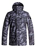 Quiksilver EQYTJ03128, Veste de Ski pour Homme, CAMOKAZI NOIR GRIS, M