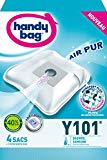 Handy Bag -Y101 - 4 Sacs Aspirateurs, pour Aspirateurs Daewoo et Samsung, Fermeture Hermétique, Filtre Anti-Allergène, Filtre Moteur