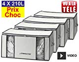 Lot promo de 4 housses Compactor 210 Litres