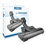 WESSPER Turbo Brosse d'aspirateur pour Electrolux 13m ergospace (ø32mm-38mm, avec des roues)