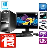 Acer PC Tour Veriton M421G Athlon II X2 8Go Disque 250 Go WiFi W7 Ecran 22'