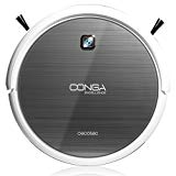 Robot aspirateur Conga Excellence de Cecotec. Nettoie le sol, balaie, aspire et passe la serpillère. Programmable 24h/24, 5 modes de nettoyage. Base de charge. Silencieux, puissant, filtre HEPA.