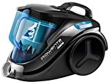 Rowenta RO3731EA Aspirateur Traineau Sans Sac Compact Power Cyclonic Efficacité Energétique A Sols Durs 750W Noir et Turquoise