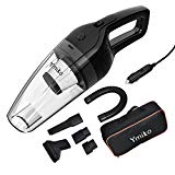 Aspirateur Voiture, Ymiko Aspiration Portable DC12V 120W 4000PA Nettoyage Humide & Sec avec une Puissante Aspiration 16.4FT(5M) Cordon d'Alimentation pour Voiture Véhicule