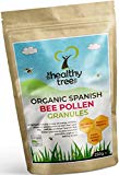 Pollen d'abeille Espagnol BIO - haut contenu des vitamines C, B1, B2, B3, fer, zinc et magnésium - granules purs de pollen d'abeille de la plus haute qualité par TheHealthyTree Company