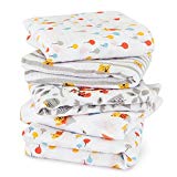 Aden & Anais ADISN152G Lot de 5 Musy-Langes en Mousseline Motif Winnie L'Ourson 60 cm x 60 cm