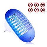 Kobwa Bug Zapper Super Efficace Insectes Zapper avec Night Light, Anti Mouche Electrique Socket - Ultraviolet & Electric Shock Deworming Physiquement - pour la Maison, Au Bureau Ou Voyage