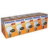 Philips Lot de 10 ampoules à incandescence en forme de poire E27 75 W