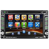 Catuo Autoradio Bluetooth Main Libre 2 Din Écran 6.2’’ Tactile HD Navigation GPS DVD/CD/MP3/MP4/RADIO/Carte SD/USB Multimédia Player Stéréo Tuner Caméra de Recul Supporté avec Télécommande