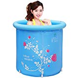 gonflables faltbare Plastique de baignoire, grand Multi Size mobiles Robinet de bain Bleu dickere isolierung erwa chsenes principal de bain du siège enfant Anti lisse de voyage pliantes, Air Douche de piscine bassin de siège de bains