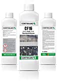 Contr Almo – CF16 professionnel décapant Psoriasis Anti Mousse pilzentferner avec protection longue durée pour extérieur – Idéal pour pavés tuiles (1 L)