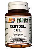 Griffonia simplicifolia L-5-HTP Extrait sec  120 GELULES  322 mg / jour de 5htp ( extra fort plus de 100mg) Stimule la sérotonine Titré à 30 % en poudre hydroxytryptophane 100% naturel - FABRICATION FRANCAISE - FLACON POUR 2 MOIS