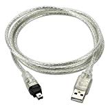 1.5 m USB câble de données USB 2.0 mâle vers FireWire IEEE 1394 4-Pin pour DV HDV caméscope macbook Sony DCR-TRV75E DV