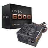 EVGA 600 B1, 80+ BRONZE 600W, 3 ans Garantie, inclue le testeur d'auto-alimentation GRATUIT, Alimentation PC 100-B1-0600-K2
