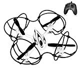 Top Race Drone pour enfants, Dragon Drone Ultra Stable avec 6 Axis Gyro, 2.4Ghz, avec Full Protective Circle. (TR-D4)