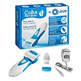 QUEGAR Râpe électrique pour les pieds, lime électrique, pedicure pied, callosité pied, soin des pieds electrique, appareil électrique soins pieds, pedicure electrique, rape pied electrique