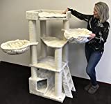 Arbre à chat géant grand chat XXL Corner Coon Beige 48KG pour gros chats Produit de qualité RHRQuality