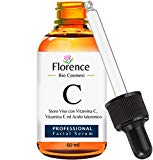 Bio Sérum Visage avec Acide Hyaluronique Pur et Vitamine C de Qualité Supérieure Flacon GÉANT de 60 ml Traitement Anti-âge Hydratant et Illuminant pour le Visage Sérum Anti-rides et anti-taches