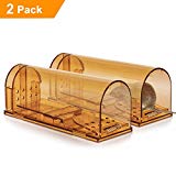 2 x Vensmile Souricière Piège à souris en direct Répulsor Contrôle de la souris peut tuer sans cruauté à rat Cage