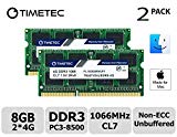 Timetec Hynix IC Apple 8GB Kit (2x4GB) DDR3 PC3-8500 1066MHz memory upgrade for iMac 20 inch /21.5 inch/24 inch /27 inch, MacBook Pro 13 inch/ 15 inch/ 17 inch, Mac mini 2009 2010 (8GB Kit (2x4GB))