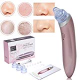 Aspirateur Point Noir Visage, Luomike Point noir Vide Acné Nettoyeur Pore Dissolvant Électrique Peau Facial Nettoyant (Or rose)