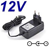 CARGADOR ESP - Adaptateur Secteur Alimentation Chargeur 12V pour Remplacement Lecteur DVD Wolder W7 Sportline Sport line puissance du câble d'alimentation