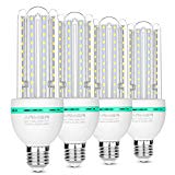 Ampoules LED E27, 20 W équivalent à 200 W, 1600 Lumen LED lampe Blanc Froid(6000k), Angle de Faisceau 360°, AC 85~265V