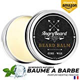 Baume pour barbe (60ml) | Soin pour homme | Aide à sculpter votre barbe et réduits les frisottis, Adoucit la Barbe, Calme les Démangeaisons et Traite l’Acné, Crème Nutritive et Adoucissante pour la Barbe