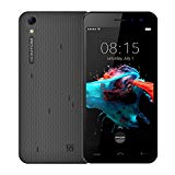 HOMTOM HT16 Smartphone 3G 5.0 Pouces HD Android 6.0 Téléphone Portable 1 Go RAM+8 Go ROM Quad Core 1.3GHz Double SIM Double Caméra 5.0MP & 2.0MP 3000mAh Noir…