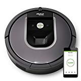 iRobot Roomba 960 Aspirateur Robot, système de nettoyage ultra puissant avec Dirt Detect, aspire tapis, moquettes et sols durs, connexion Wi-Fi, argent